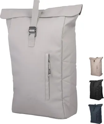Produktbild von Kattbjörn Rolltop Rucksack – 16L, Wasserdicht, Laptopfach 15 Zoll, Ergonomisch, Gepolstertes Rückenpad, Stylischer Tagesrucksack für Arbeit, Uni & Freizeit