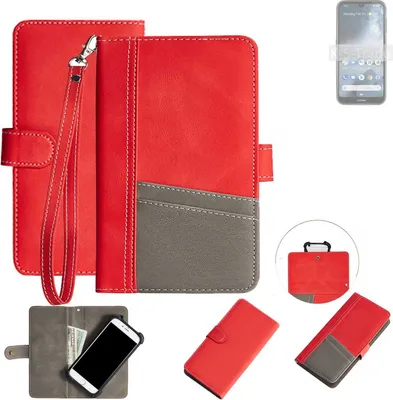 Produktbild von K-S-Trade Handy Schutzhülle für Nokia 4.2 Hülle Portemonnee Brieftasche Klapphülle Kartenfächer Flip Wallet Case Etui