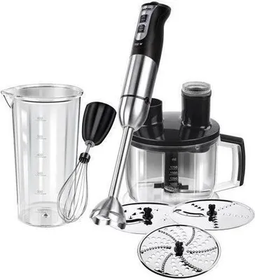 Zdjęcie produktu dla MPM MBL-11, Blender immersyjny, 1,75 l, 800 W, Czarny, Stal nierdzewna, Przezroczysty