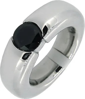 Produktbild von 943-03043-52 Ring mit Zirkonia schwarz Gooix