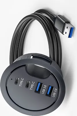 Produktbild von INF USB 3.0-Hub – 2 A- und 2 C-Anschlüsse für schnelle Datenübertragung