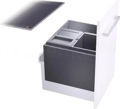 Zdjęcie produktu dla Pojemnik na śmieci Hailo 3631591 XL Inset 500 18/13/13 Triple-XL 18 + 2x13 litrów