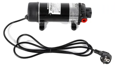 Image de Pompe à membrane, auto-amorçante, silencieuse, 220V, noire