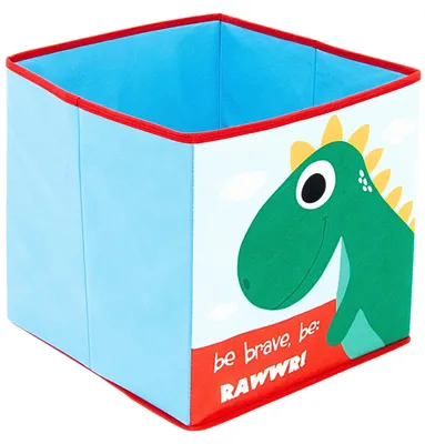 Produktbild von Aufbewahrungsbox Dino - Faltbare Spielzeugbox für Würfelregale 31x31x31 cm