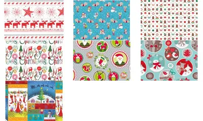 Produktbild von SUSY CARD Weihnachts-Geschenkpapier "Ho Ho Ho"
