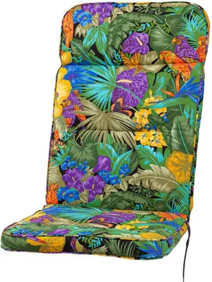 Produktbild von Auflage Hochlehner Kreta 8194 extrahoch Papagei 123x50x9 cm KETTtex