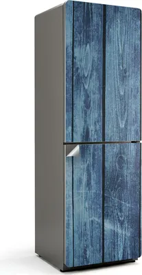 Zdjęcie produktu dla Pionowe drewniane deski - Naklejka na lodówkę - Naklejka na lodówkę - Dekoracja lodówki - Folia samoprzylepna na lodówkę - Dekoracja kuchni - 60x180 cm