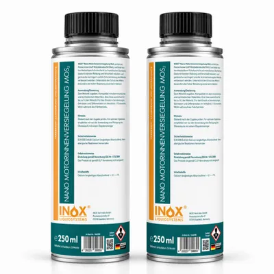 Produktbild von INOX® Motor Innen Schutz Additiv 2x250ml - Nano Motorinnenschutz Versiegelung
