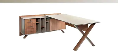 Produktbild von Eckschreibtisch Büro Einrichtung Zimmer Möbel Design Schreibtische Möbel