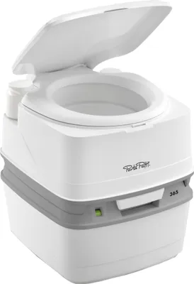 Zdjęcie produktu dla Thetford Portapotti Porta Potti 365 Qube biała toaleta kempingowa WC sanitarne NOWOŚĆ