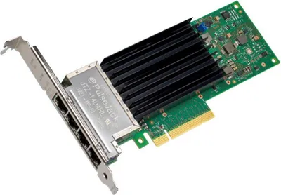 Obrázok produktu pre Sieťová karta Intel Ethernet X710-T4L, PCIe 3.0 x8, 4x 10GbE RJ45 NBASE-T, nízkoprofilová (X710T4LG1P5)