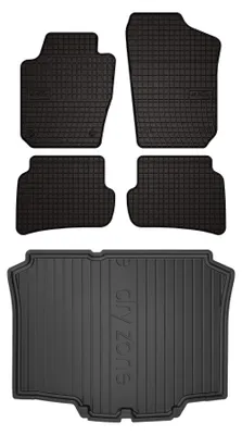 Obrázek produktu pro Gumové autokoberce SolidPRO + vana kufru DryZone pro: Seat Ibiza IV 6J 2008-2017 hatchback 5 ks