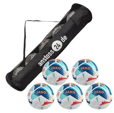 Produktbild von Ballset JAKO Spielball Flow inkl. Ballsack 5 Bälle