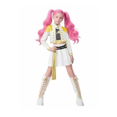 Produktbild von Minicee K-Pop Demon Hunters Kostüm Mädchen Rumi Zoey Kleid Set - 160cm