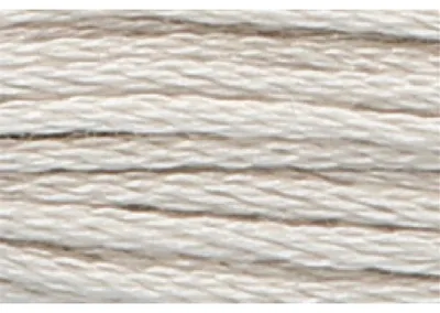 Image de Fil à tricoter Anchor Sticktwist, 8 mètres, couleur perle gris, en coton, numéro de couleur 397, 6 brins