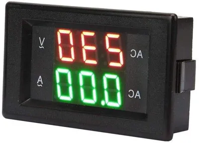 Image de Testeur de courant double ampère avec affichage LED Testeur de courant alternatif et voltmètre