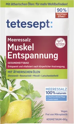 Produktbild von tetesept Meeressalz Muskel Entspannung, 80 g SLZ