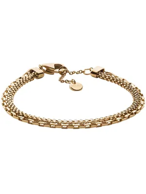 Image de Skagen SKJ1861710 Bracelet MERETE pour femme en acier inoxydable or 19 cm
