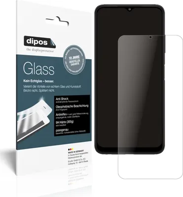 Produktbild von 2x Schutzfolie für Samsung Galaxy A22 5G matt - Anti-Shock 9H Folie dipos Glass Kunststoffglas