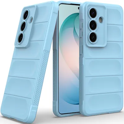 Produktbild von Handyhülle für Samsung Galaxy S26 Weich TPU Silikon Stossfest Anti-rutsch Hülle Blau