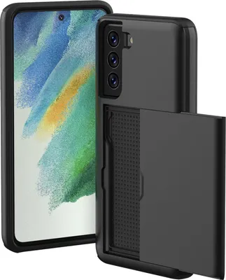 Image de imoshion Coque arrière avec porte-cartes pour le Samsung Galaxy S21 FE - Noir