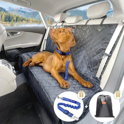 Produktbild von Famanu Autositzbezug Antirutsch Wasserdicht Rückbankabdeckung für Hunde