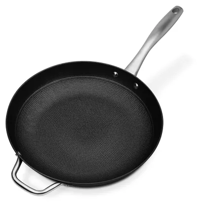 Productafbeelding van Gsw Robusta koekenpan, diameter tot 32 cm, gietijzer/gegoten aluminium, geschikt voor inductiekookplaten, antiaanbaklaag