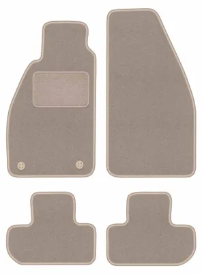 Immagine prodotto di Tappetini in moquette per Alfa Romeo GTV 1995-2005 (coupé/cabrio) – set 4 pezzi, beige, su misura – Wielganizator LUX