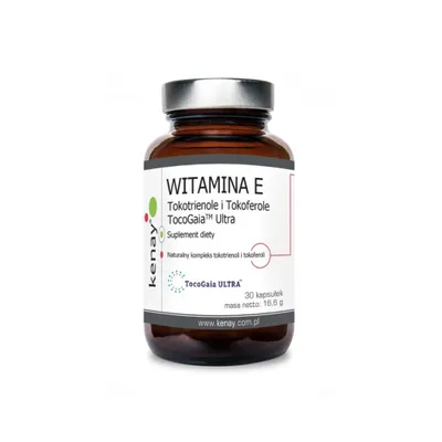Obrázek produktu pro Doplňky stravy Kenay Witamina E Tokotrienole I Tokoferole Tocogaia Ultra (30 kapslí) 7170