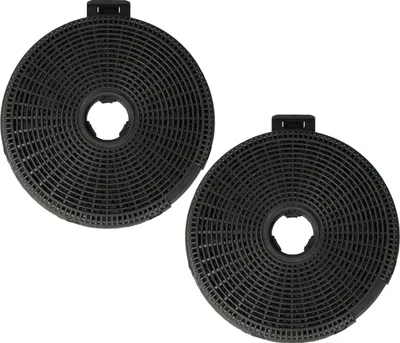 Produktbild von vhbw 2x Aktivkohlefilter kompatibel mit Küppersbusch KD 7380.1, KD 6210.1, IKD 9210.1, IKD 12210.1, IKDU 3900.1, IKD 9380.1 Dunstabzugshaube - 20 cm