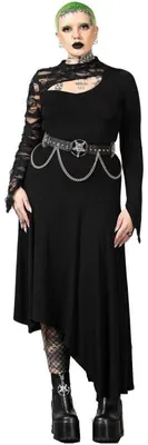 Produktbild von KILLSTAR Midi Kleid - Aubrette Schwarz S