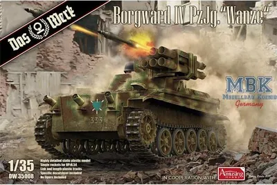 Zdjęcie produktu dla MODEL DW35008 Borgward IV PzJg. „Wanze”