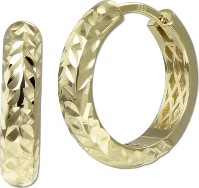 Image de GoldDream or Créoles GoldDream Boucles d'oreilles Femme 333 or jaune Boucles d'oreilles GDO5692Y