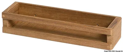 Image de Fente en teck 290x83x55 mm , 1 pièce
