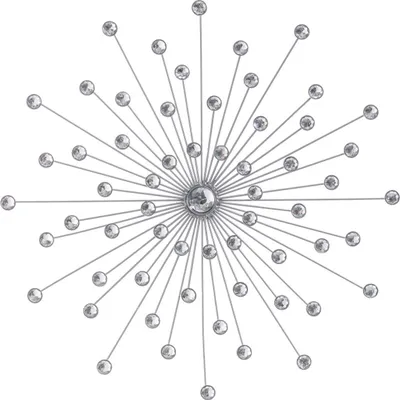 Immagine prodotto di Decorazione da parete Spazio argento 48cm