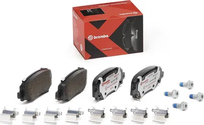 Image de Jeu de plaquettes de frein arrière BREMBO pour FIAT 500X (334) P 23 177X