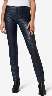 Produktbild von Damen Lederhose Lederjeans Ricano DONNA 2 – Blau / L