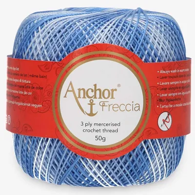 Image de Anchor Freccia Multicolour 12 | Fil à Crocheter Fin 100% Coton pour Dentelle (color 09434)