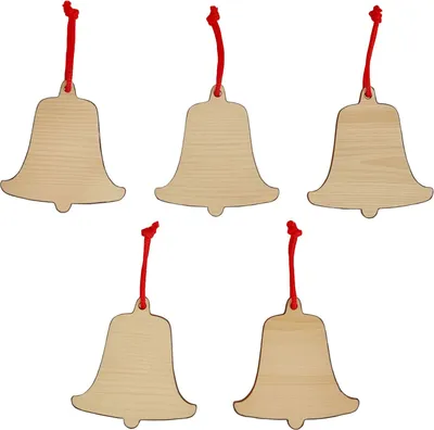 Immagine prodotto di Decorazioni per albero di Natale in legno set di 5 pezzi V-40.10-015