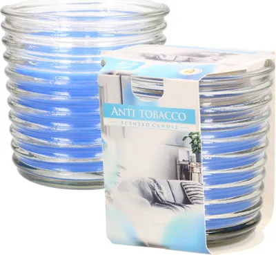 Obrázek produktu pro KOTARBAU® Sada 2 vonných svíček proti tabáku ve skle