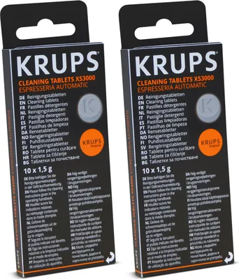 Produktbild von Krups XS3000 Reinigungstabletten SET 2x10 Tabs für Espressomaschine Espresseria