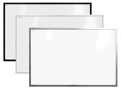 Zdjęcie produktu dla Tablica suchościeralna magnetyczna biała 90x60cm rama drewniana biała