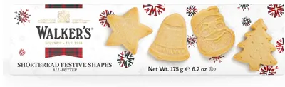 Produktbild von Walker's Shortbread Festive Shapes All-Butter 175g