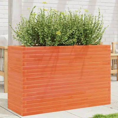 Immagine prodotto di Maison Exclusive - Fioriera Giardino Marrone Cera 110x40x68,5 Legno Massello Pino
