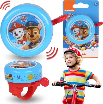 Produktbild von Paw Patrol Chase Marshall Kinderfahrradklingel, Junge