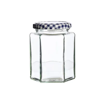 Produktbild von KILNER 6-eckiges Einkochglas mit Drehverschluss Glas, 280 ml