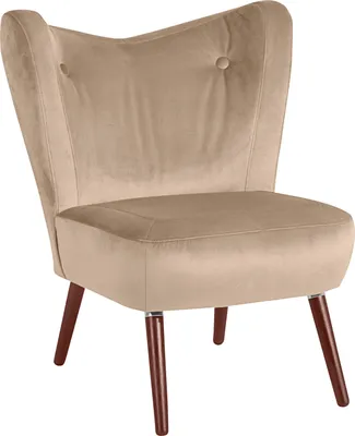Produktbild von Max Winzer Sessel Sari - Samtvelours sand - Maße: 70 x 69 x 86 cm