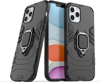 Produktbild von Wisam Apple iPhone 12 Pro Max 6,7" Panzer Schutzhülle Armor Case Ring Ständer