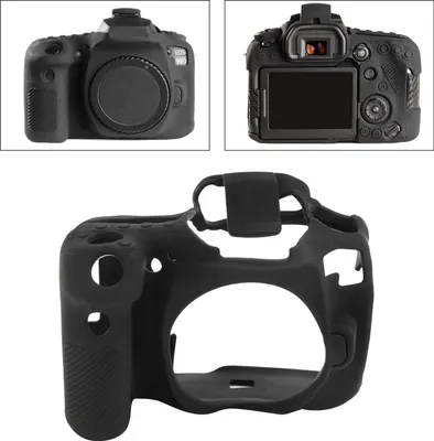 Produktbild von Silikon-Kamera-Schutzhülle, Tasche, Körperabdeckung, passend für Canon 90D-Schutzteile