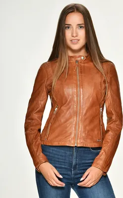 Produktbild von Mustang Lederjacke Marianne Damen cognac S